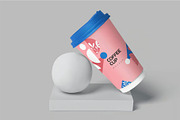 16 oz Paper Coffee Cup Mockups, a Cups & Container Mockup by megostudi0 (Thumbnail 5 of 7)