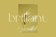 Brillant - Stylish Ligature Serif, a Serif Font by suhadidesign (Thumbnail 1 of 10)