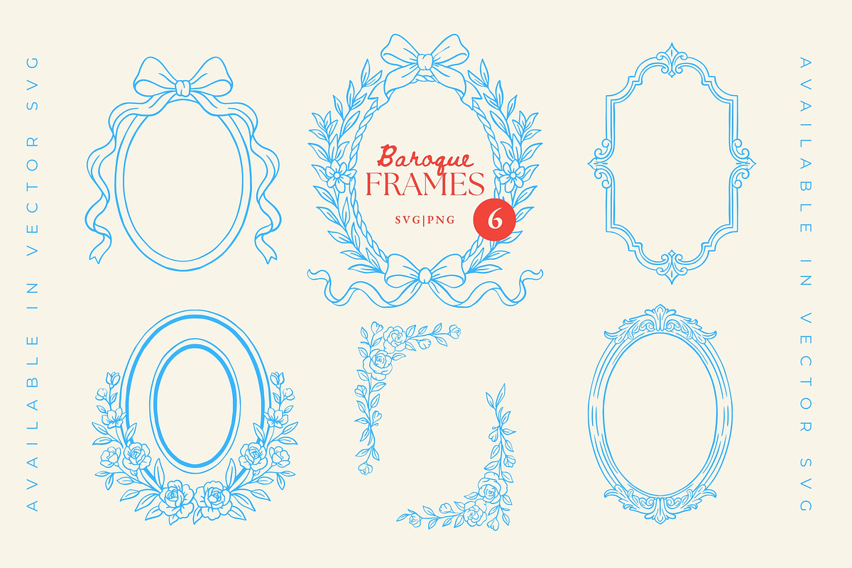 Whimsical Frame Art Collection, an Illustration by NassyArt (Photo 16 of 21)