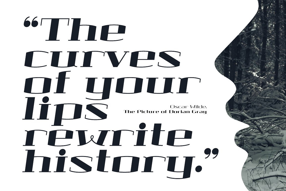 MONA LISA Serif Font Family preview 4