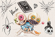 Watercolor Voodoo Collection, an Illustration by Dapper Dudell (Thumbnail 3 of 5)