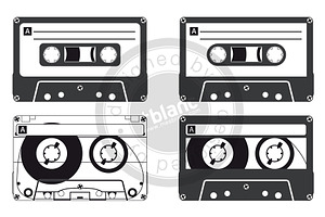Retro cassette, an Object Graphic by mesblanc