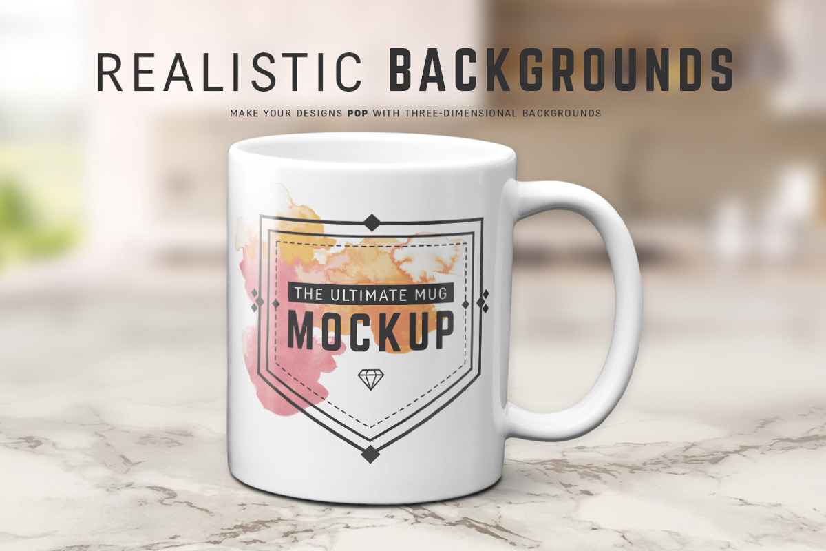 11 oz Mug Mockups (PSDs), a Cups & Container Mockup by Ultimate Mockups (Photo 6 of 7)