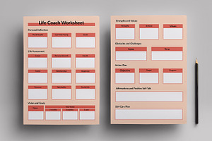 Life Coach Worksheet