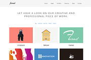 Farad WordPress Theme, a WordPress Template by DesignOrbital (Thumbnail 1 of 5)