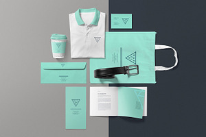 Corporate Branding Mockup Scenes