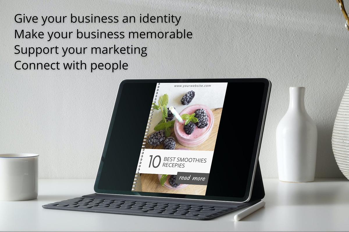Healthy Food Pinterest Canva, a Social Media Template by Talipic Designs (Photo 7 of 7)