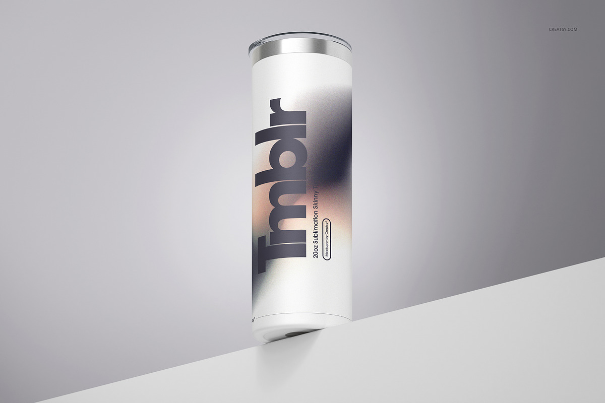 20oz Skinny Tumbler Mockup Set, a Cups & Container Mockup by creatsy5 (Photo 9 of 11)