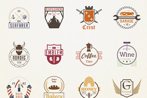 570+ Badges Logo Bundle 92% off
