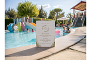 Fun Poolside Party Invitation Mockup, a Product Mockup by MockupWizard (Thumbnail 5 of 5)