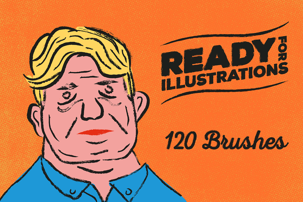 120 Brush Pens for Adobe Illustrator preview 4