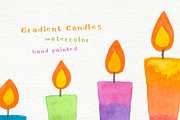 Gradient Candles illustration, a Decorative Illustration by Eomoiart (Thumbnail 2 of 3)