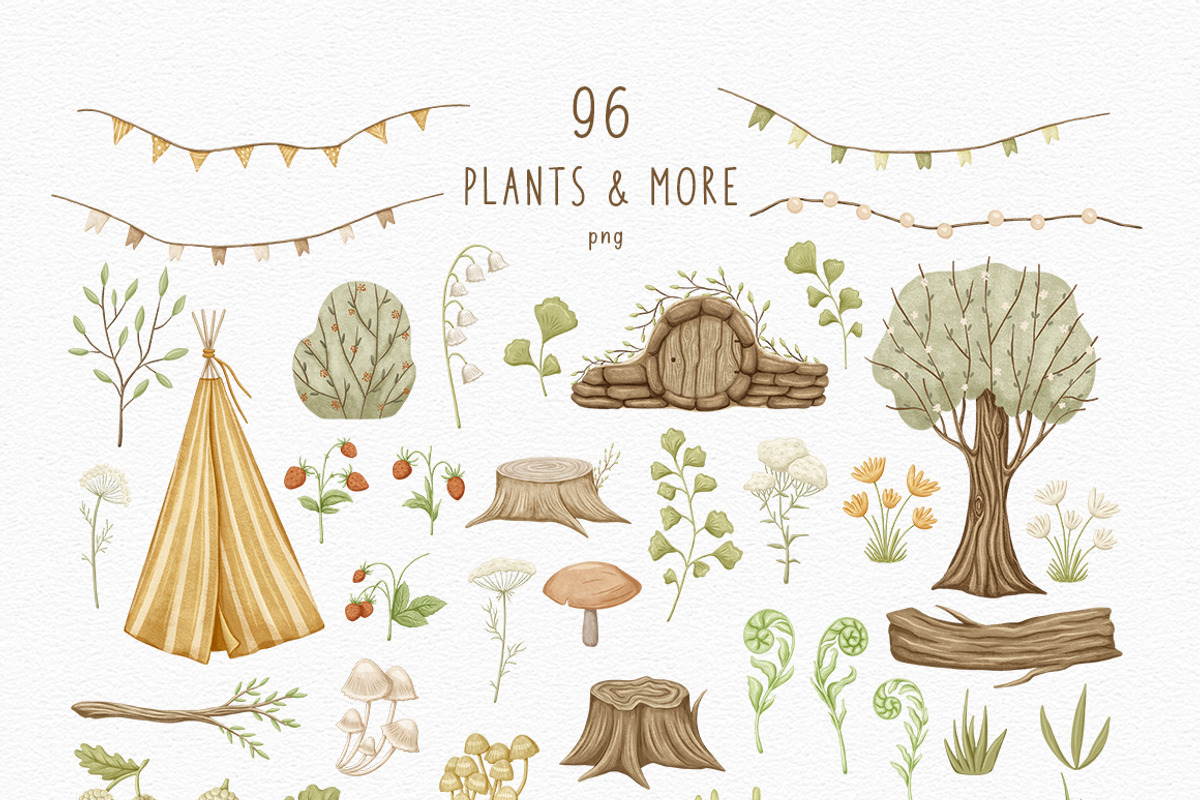 Woodland animals. Alphabet & Pattern, an Animal Illustration by polikarpovaart (Photo 11 of 12)