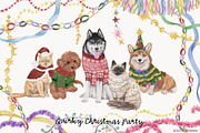 Quirky Christmas Party Whimsy, an Illustration by SunnyAfternoons (Thumbnail 3 of 12)