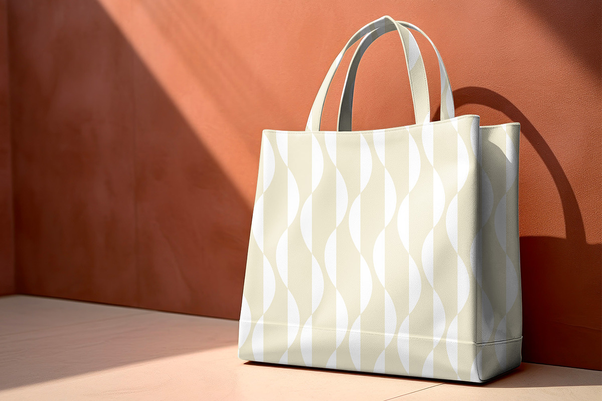 Bright Wavy Geometry, a Pattern Graphic by MalyskaStudio (Photo 4 of 4)