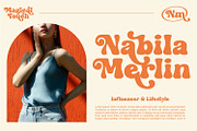 Magical Touch - Retro Serif Font, a Serif Font by Keithzo (Thumbnail 5 of 8)