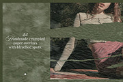Bleached and Crumpled Paper Overlays, a Texture Graphic by Freezerondigital (Thumbnail 4 of 9)