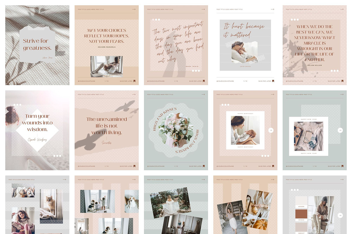 Instagram Post Story Template Dot, a Social Media Template by Keikoya (Photo 4 of 18)