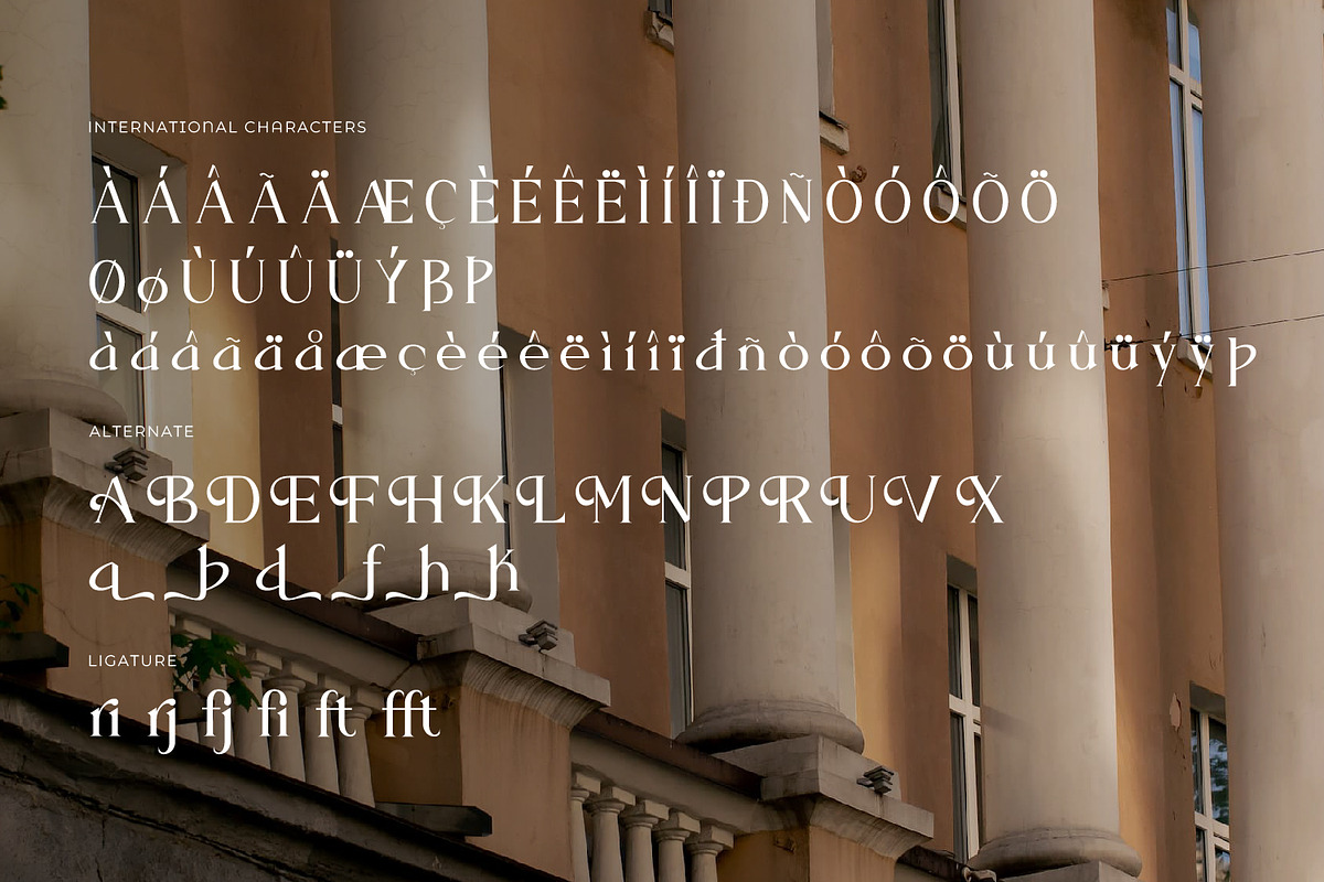 Lorentrix - Serif Typeface Font, a Serif Font by Rishsketch (Photo 14 of 15)