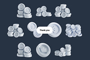Coins 3D Icon Pack, an Object 3D Model by Nate Studios (Thumbnail 6 of 6)