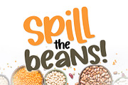 Silly Beans Font, a Sans Serif Font by A Little Smidge (Thumbnail 6 of 7)