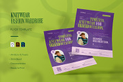 Knitwear Fashion - Flyer Template, a Flyer Template by VUNIRA (Thumbnail 1 of 3)