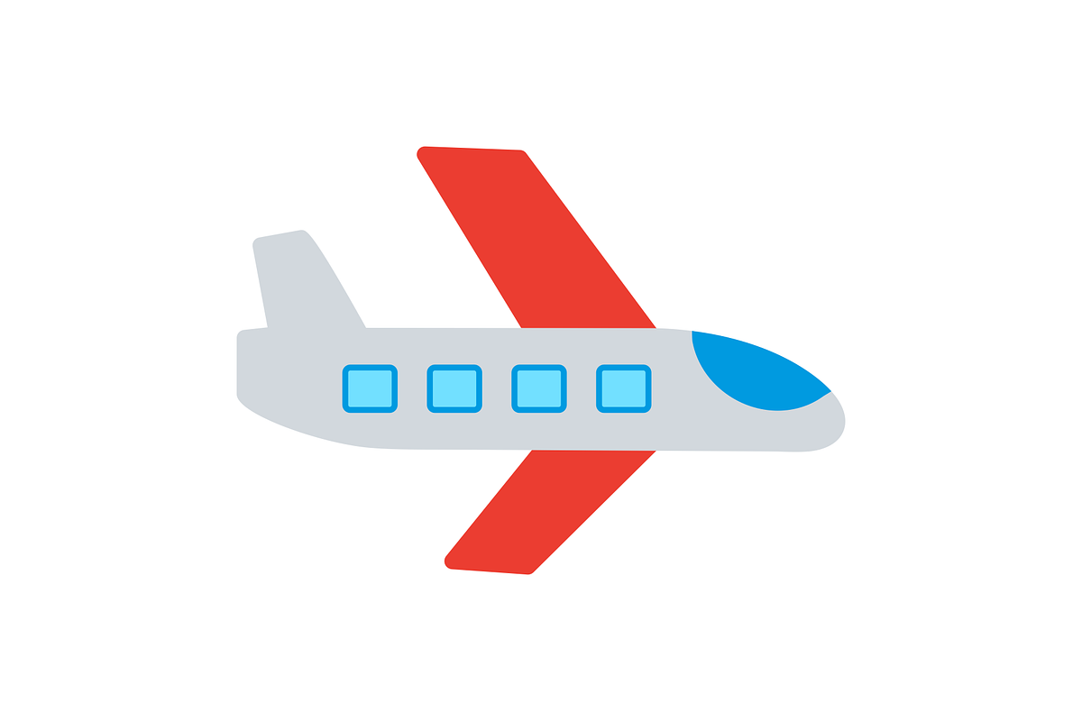 Plane Flat Icon, a Duotone Icon by Pexelpy (Photo 2 of 2)