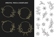 Christmas vector doodles bundle, a Graphic by InkySplash (Thumbnail 5 of 9)