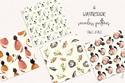 Spooky Season - Watercolor Clipart, a Seasonal Illustration by MariaScaroniAtelier (Thumbnail 7 of 9)