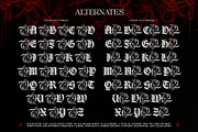 Gryphire Black Typeface, a Blackletter Font by alit design (Thumbnail 13 of 20)