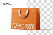 Euro Paper Tote Shopping Bag Mockup, a Packaging Mockup by RamStudio2 (Thumbnail 16 of 16)