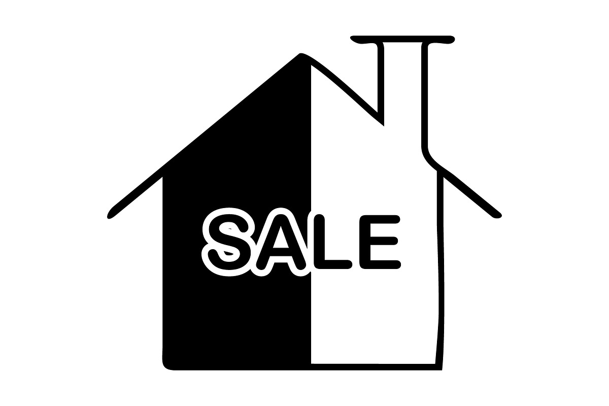 Real estate icon template, a Solid Icon by Sumberpangan (Photo 1 of 3)