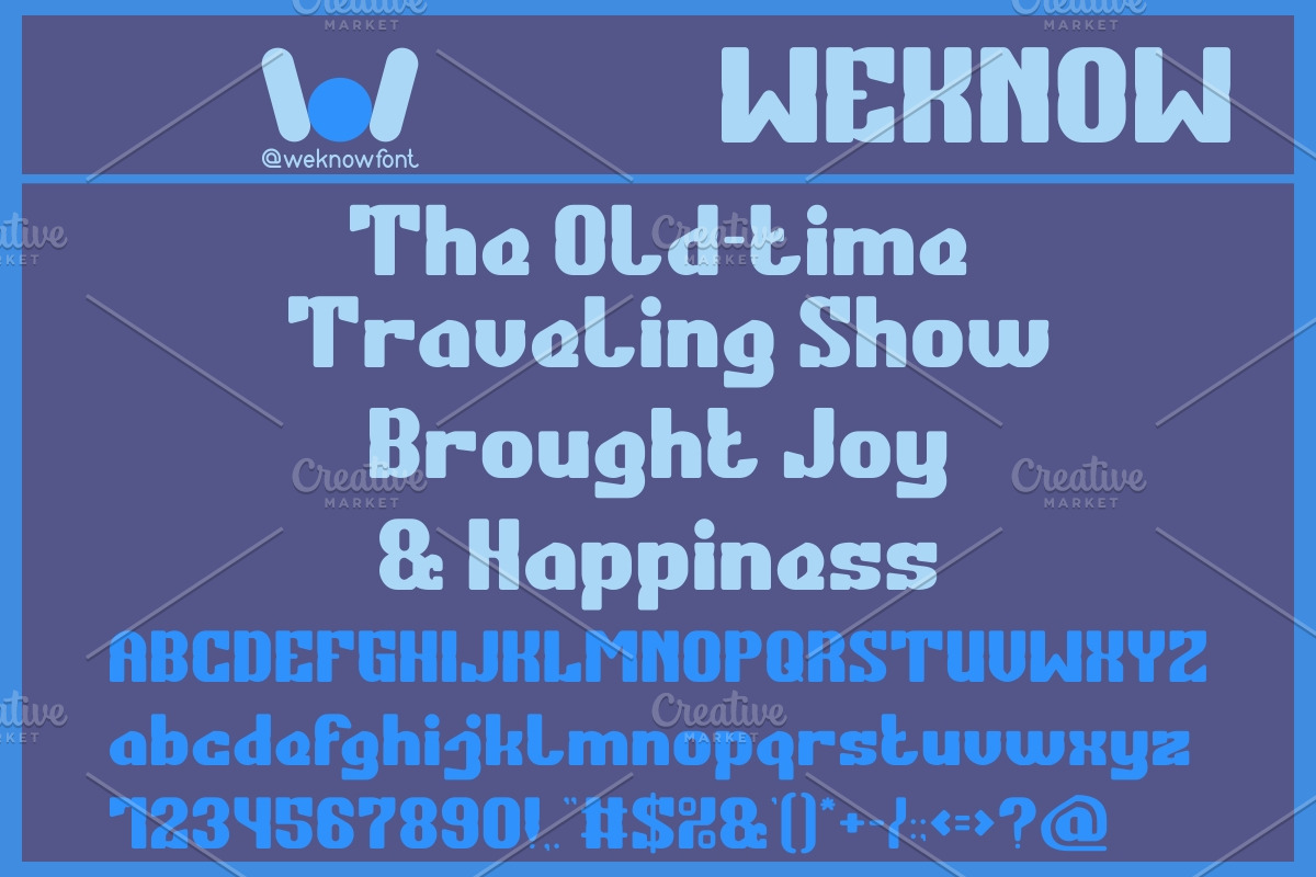 Vintage Carnival font, a Font by weknow (Photo 5 of 8)
