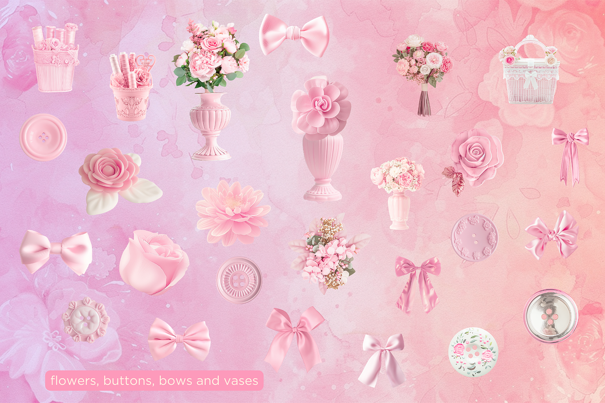 Pink Collage elements, an Object Graphic by JulsIst (Photo 5 of 11)
