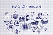 MyDear Beatrice: Vintage English set, a Decorative Illustration by ArtPavo (Thumbnail 6 of 15)