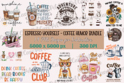 Espresso Yourself Coffee PNG Bundle, a Graphic by Pet Cave (Thumbnail 1 of 7)