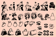 300 Beauty & Cosmetic Illustrations, a Healthcare Illustration by Nocturnal Wolf (Thumbnail 12 of 16)