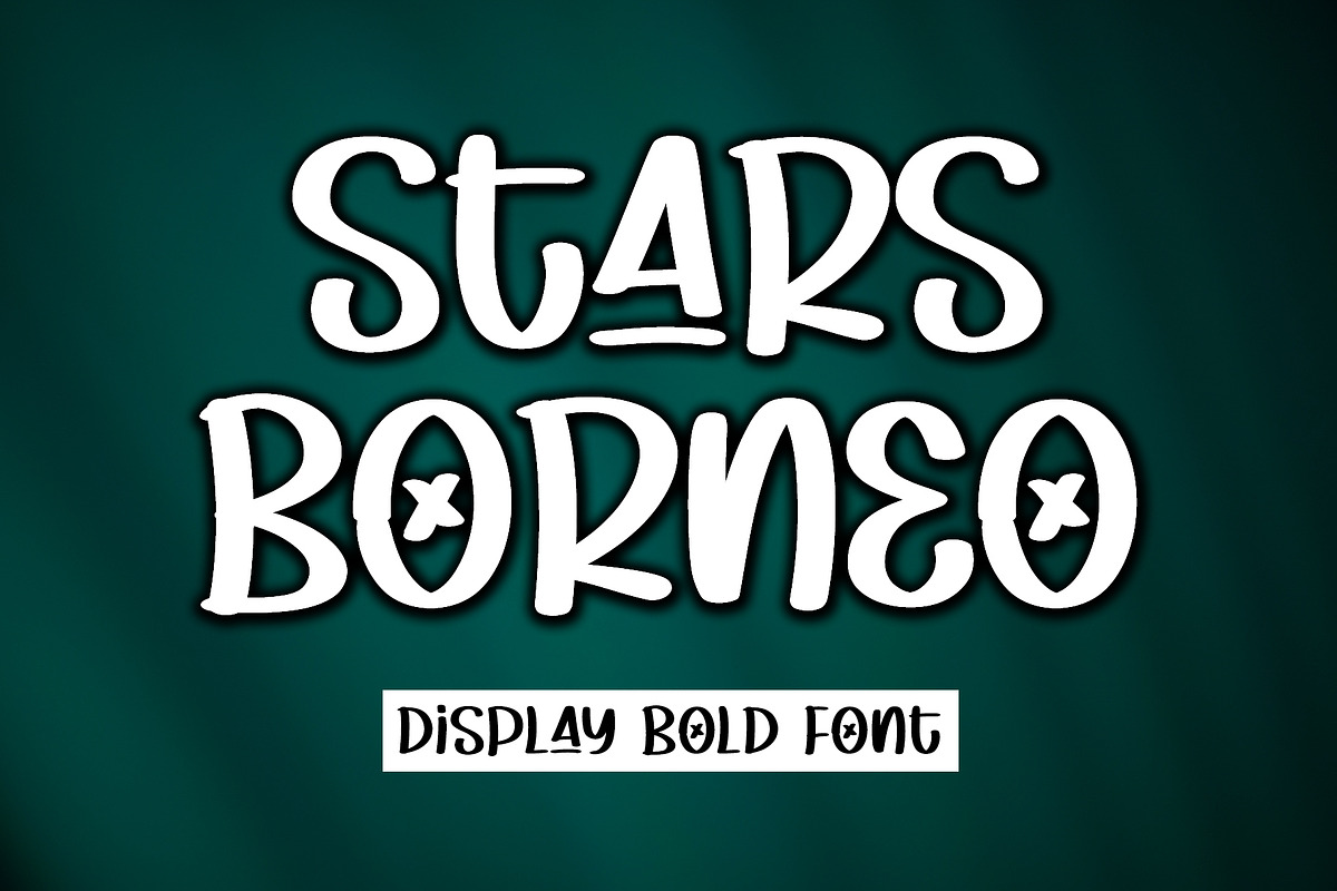 Stars Borneo, a Blackletter Font by Letterafa Studio (Photo 1 of 6)
