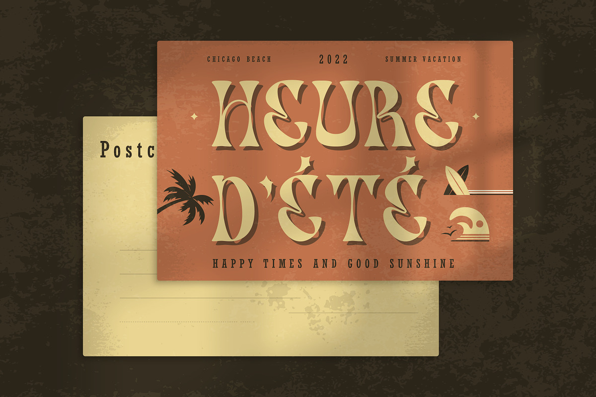 Summer Top Display Typeface, a Serif Font by infernostudio3 (Photo 5 of 11)