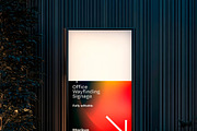 Illuminated Billboard Sign Mockup, an Advertising Mockup by Mego-studio (Thumbnail 3 of 5)
