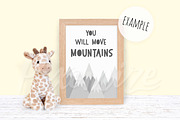 Nursery Wooden Frame Mockup, a Product Mockup by Pixomize (Thumbnail 2 of 2)
