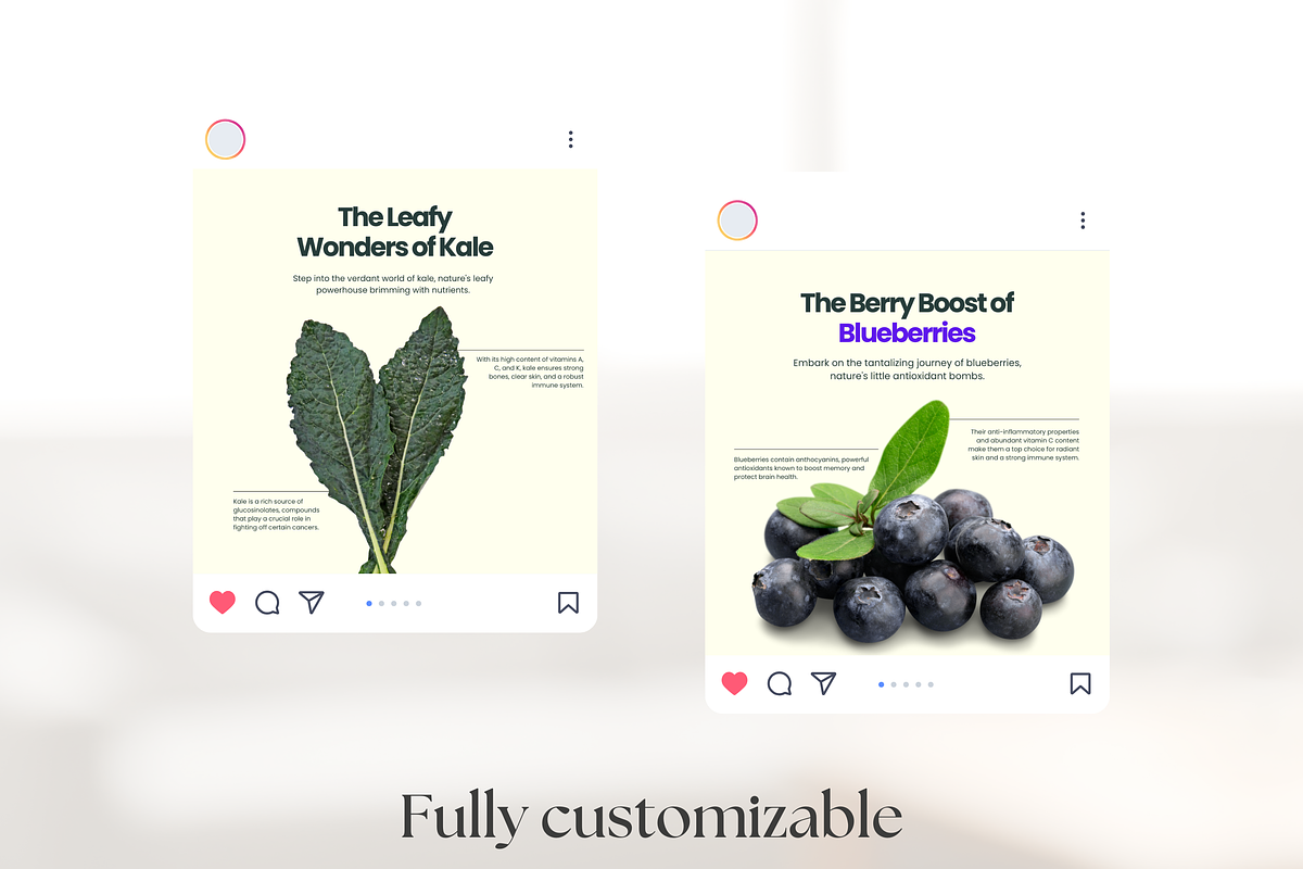 Food Benefit Infographics I Canva, a Social Media Template by The Social Stuff (Photo 10 of 15)