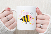 Charming Honey Bee Garden Clipart Se, an Illustration by Sublimation Artist (Thumbnail 5 of 6)