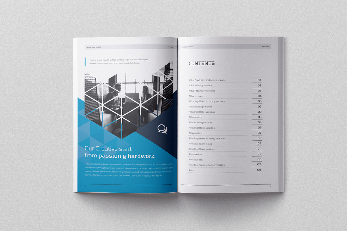 Annual Report 16 Pages, a Brochure Template by Brochure-Market (Photo 2 of 10)