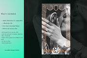 Art Deco Wedding Geofilter, a Social Media Template by Uno Bello Design Studio (Thumbnail 3 of 3)