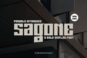 Sagone - Heavy & Thick Font