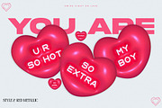Sweet Talk 3D Hearts, an Object Graphic by saintricchi (Thumbnail 3 of 7)
