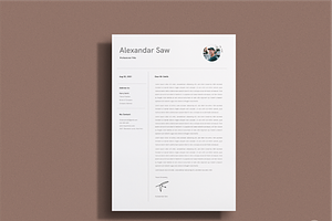 Minimal And Clean Resume/CV Template