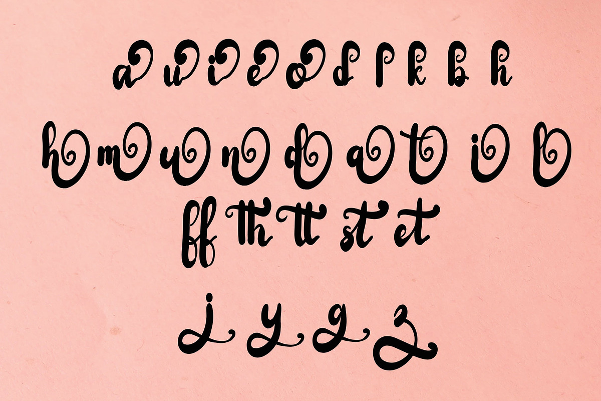 Bunga, a Script Font by Canden Meutuah (Photo 7 of 8)