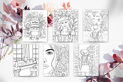 Coloring Book for Girls | Barbie, an Illustration by ChristinaDesigns (Thumbnail 2 of 6)